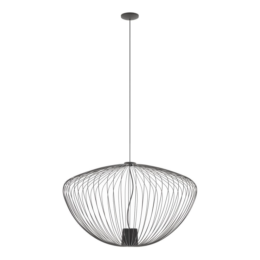 Rattan pendant lamp Pumpkin L Ø 70cm