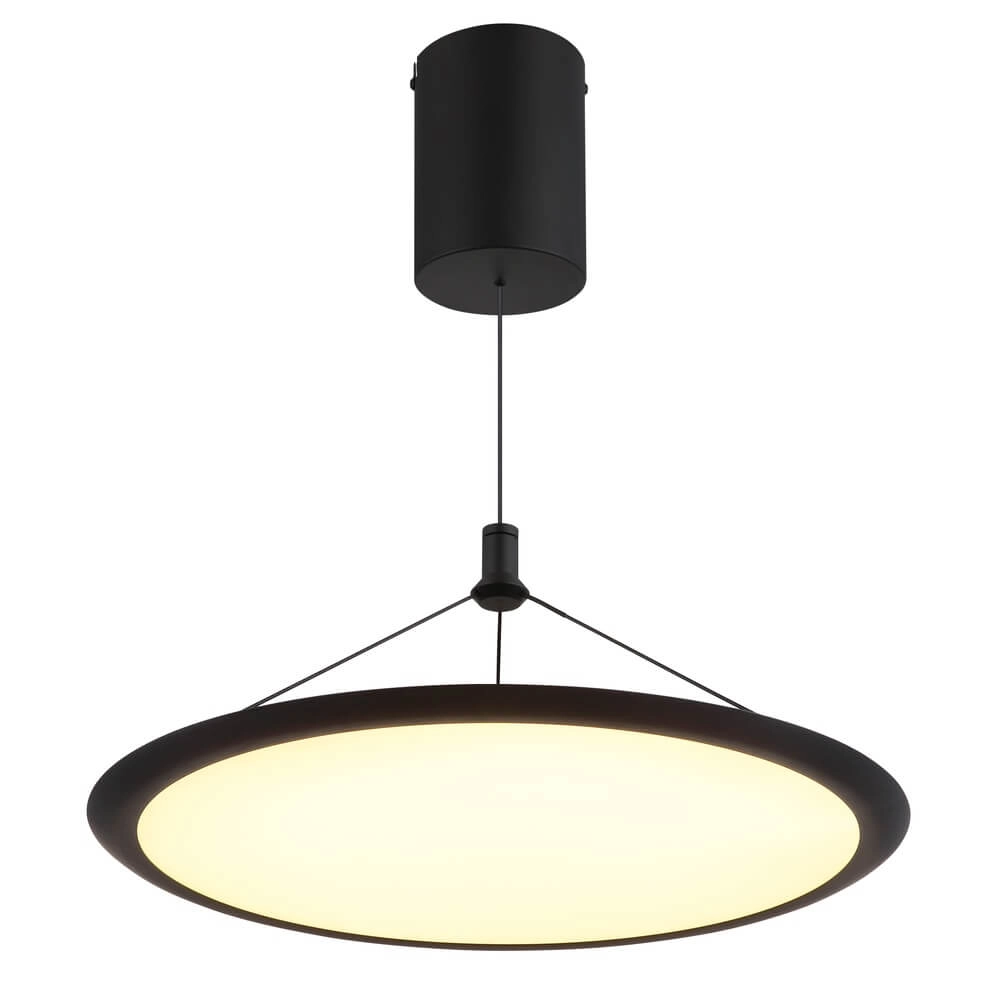 Black pendant lamp Suna Ø 50.8cm Globo 9007371456383