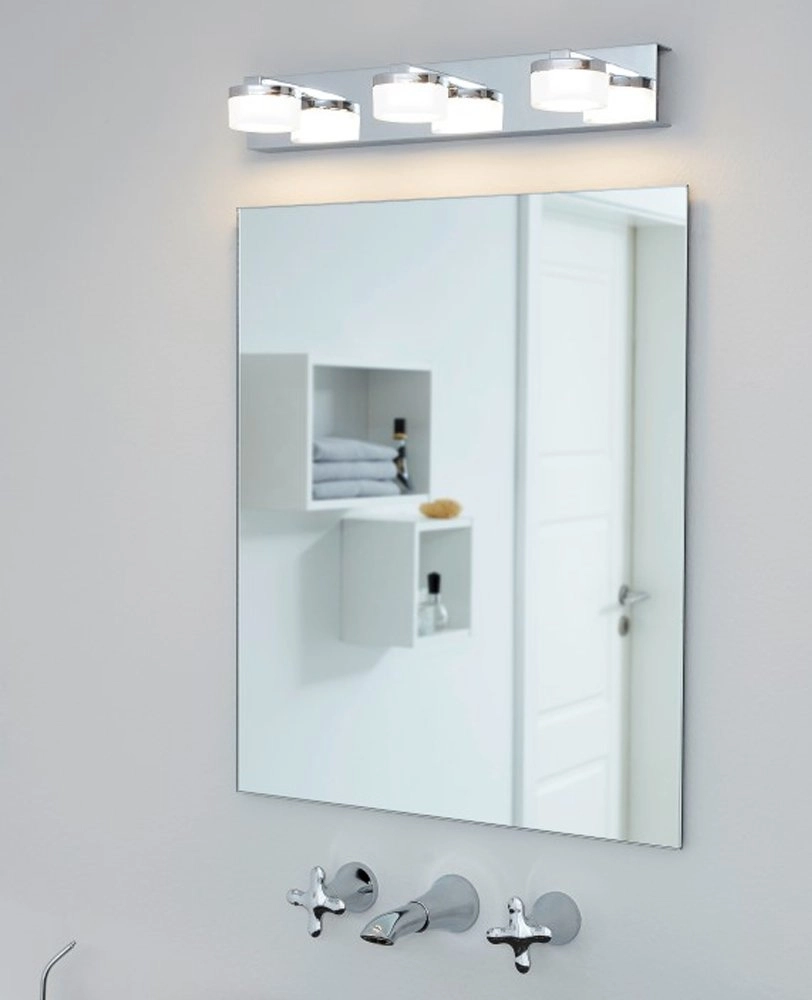 LED wall lamp Romendo 1 3x7.2w - 3000K - 45cm chrome Eglo 9002759965433