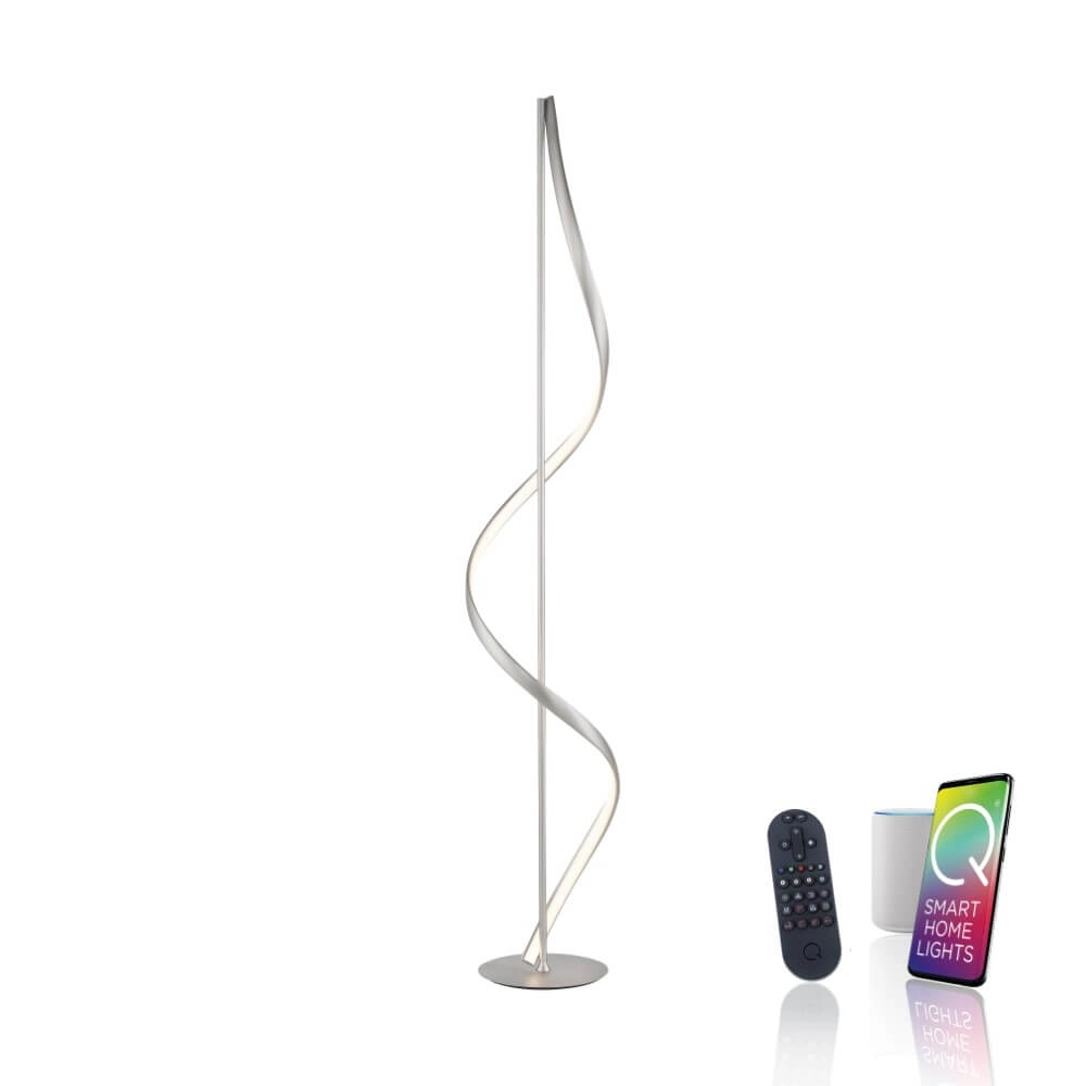 Design floor lamp Q-Swing metal Paul Neuhaus 4012248374870