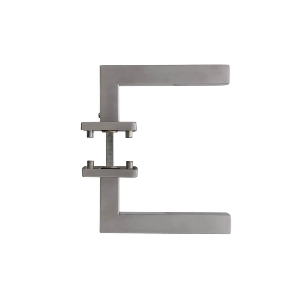 Tight door handle Vierkant on rosette stainless steel Intersteel 8714186127926