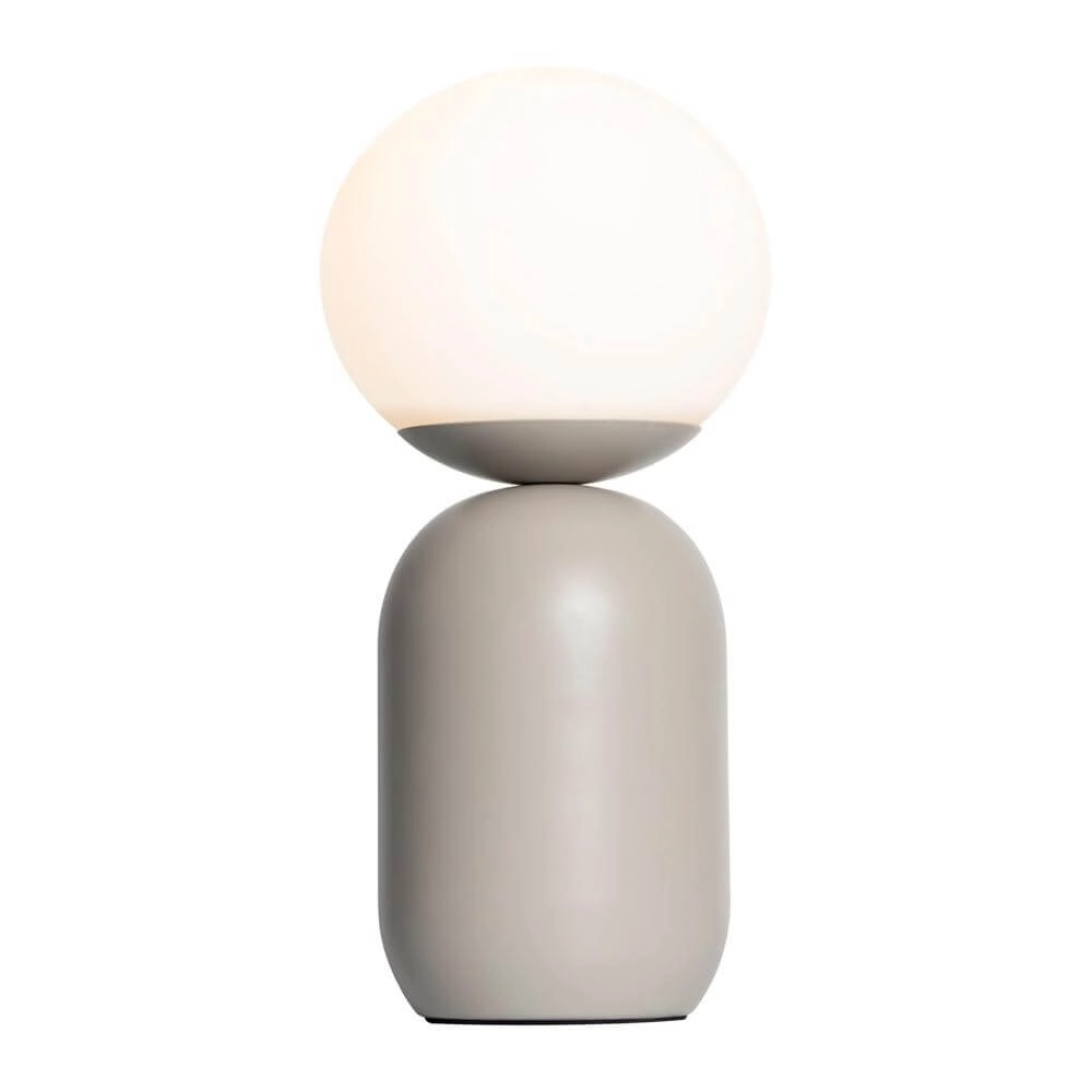 Table lamp Notti Grey with white Nordlux 5704924001819