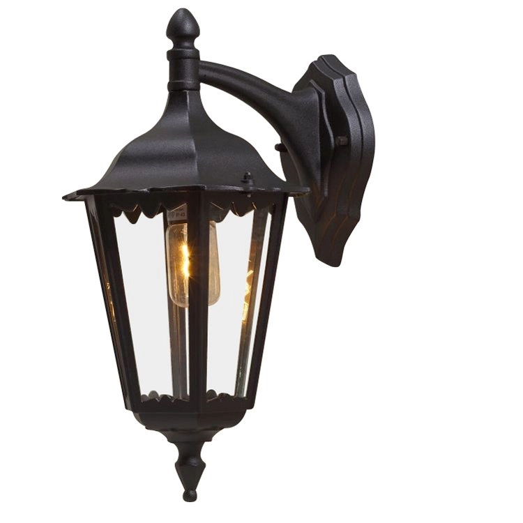 Classic wall lamp Firenze Down black