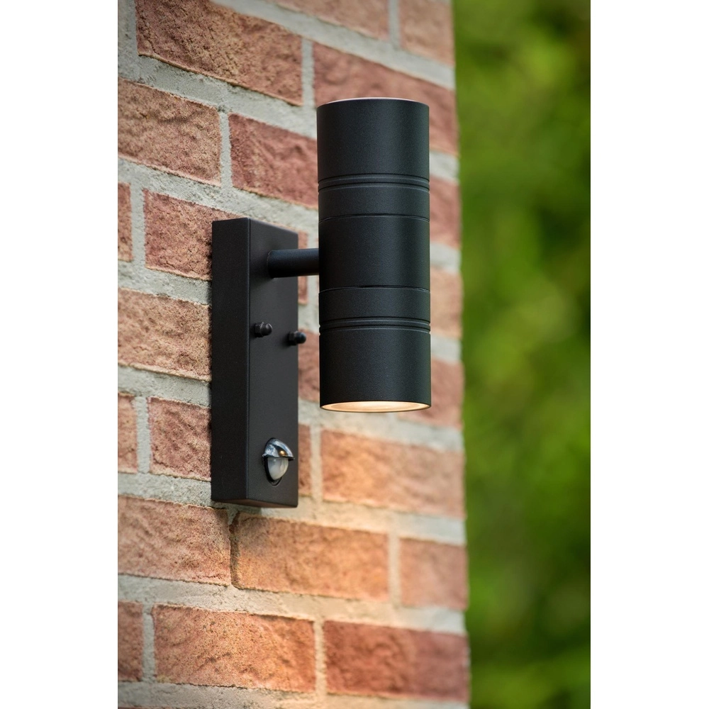 Wall spotlight Arne-Led Ir Up and down black with sensor