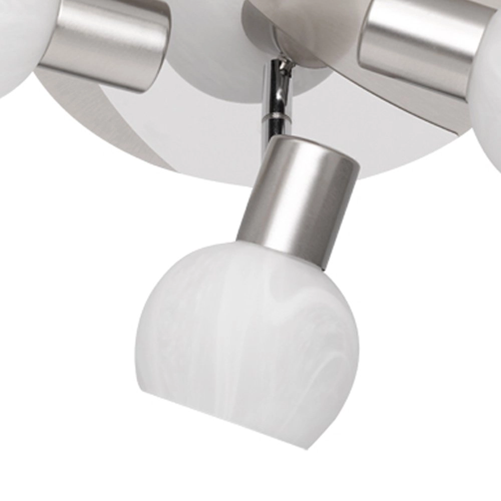 Ceiling spot Antibes 3-light nickel matt Trio 4017807353600