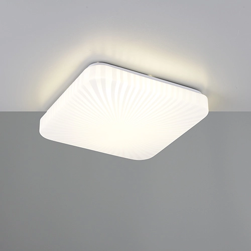 Square ceiling light Mandria II white