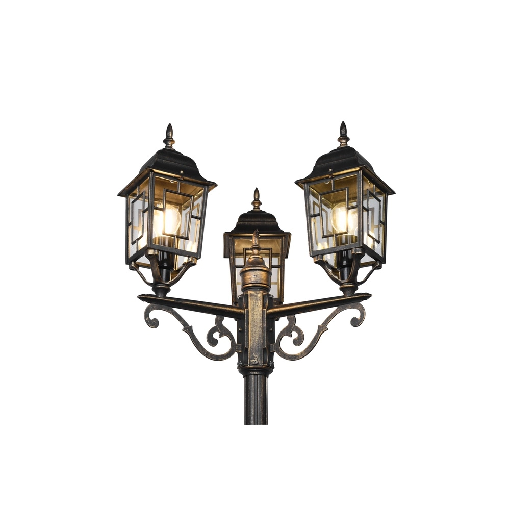 Lantern Volturno 3 crown antique brown Trio 4017807543612