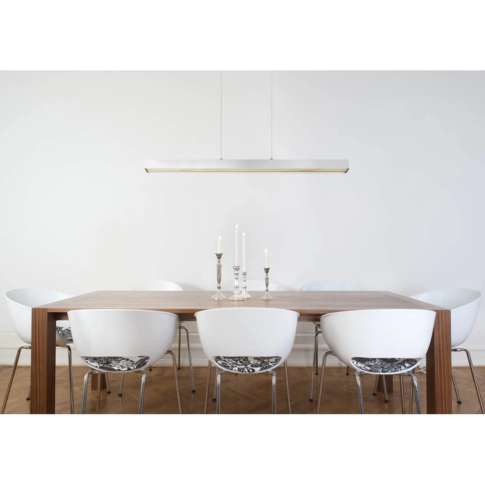 Design pendant lamp Ethan 150cm brushed Globo 9007371474233