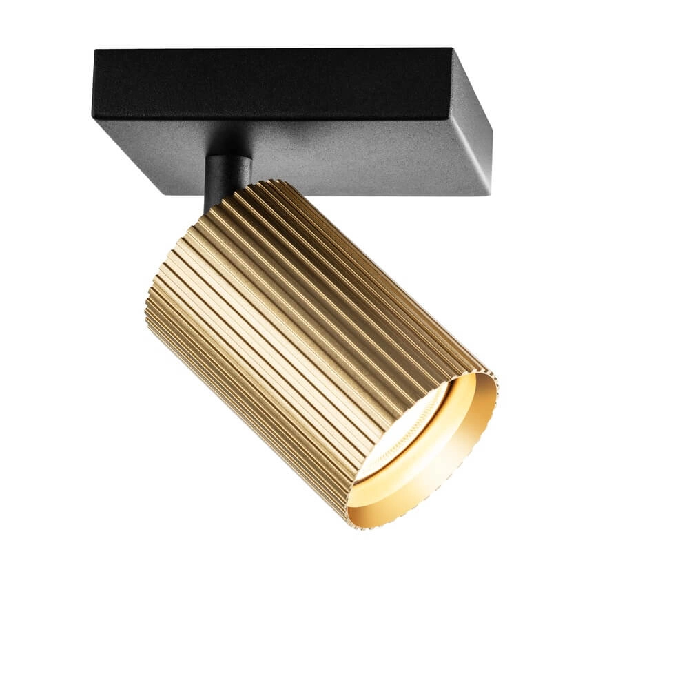 Ceiling spotlight Onis 1-light - gold with black