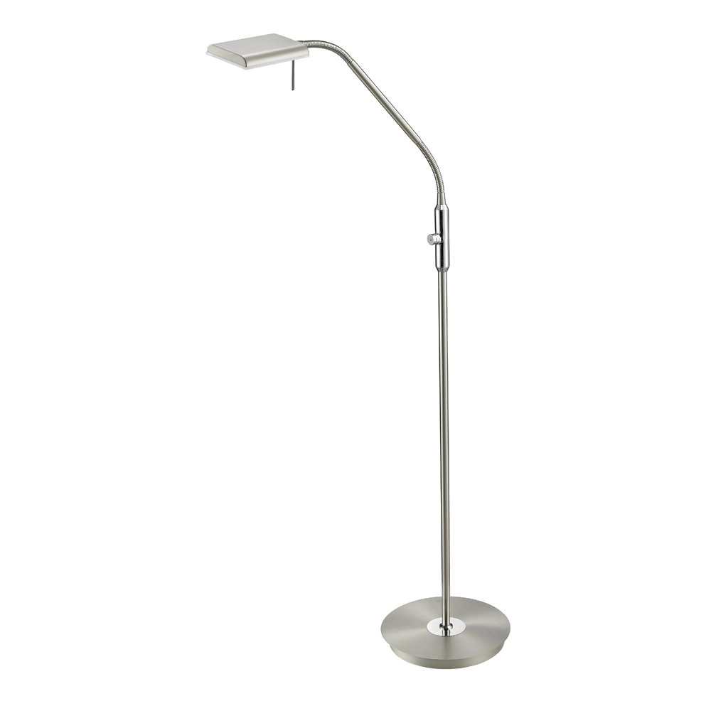 LED reading light Bergamo metallic gray