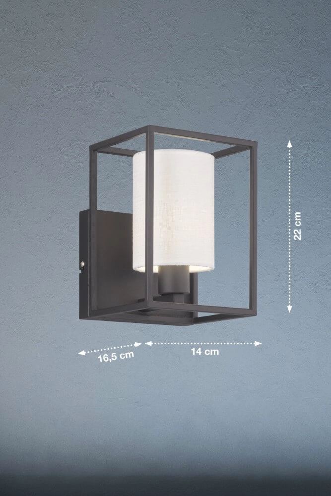 Rural wall lamp Gilli white hood Fischer & Honsel 4003694304054