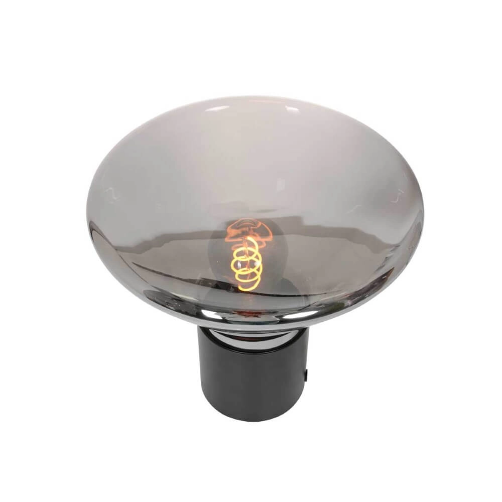 Table lamp Ambiance black with smoke glass Steinhauer 8712746165074