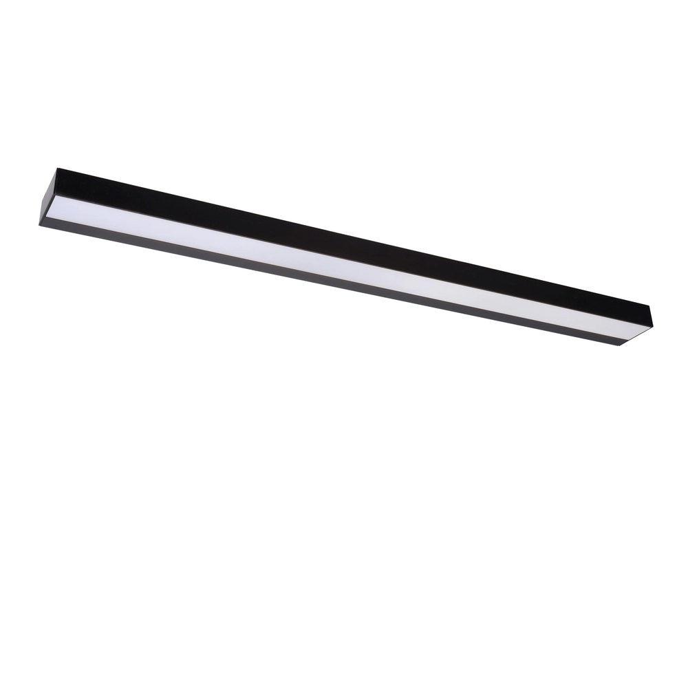 Bathroom wall lamp Alexa 90cm black - IP44 - 13W