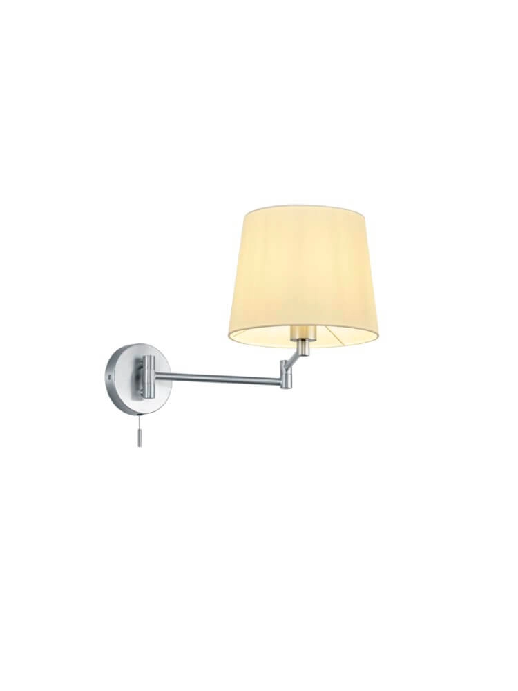 Wall lamp Lyon nickel matt