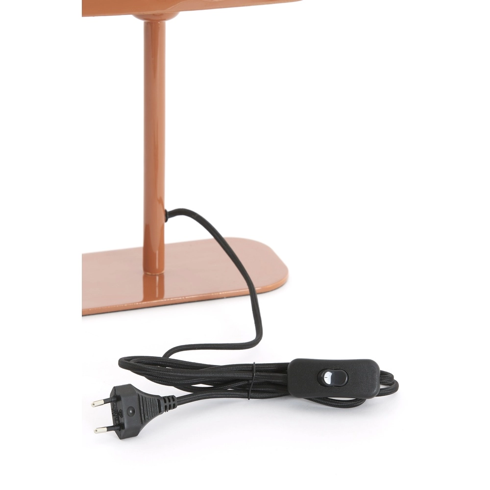 Bedside Lamp Elenie 20x10cm - gloss dark orange Light & Living 8717807818753
