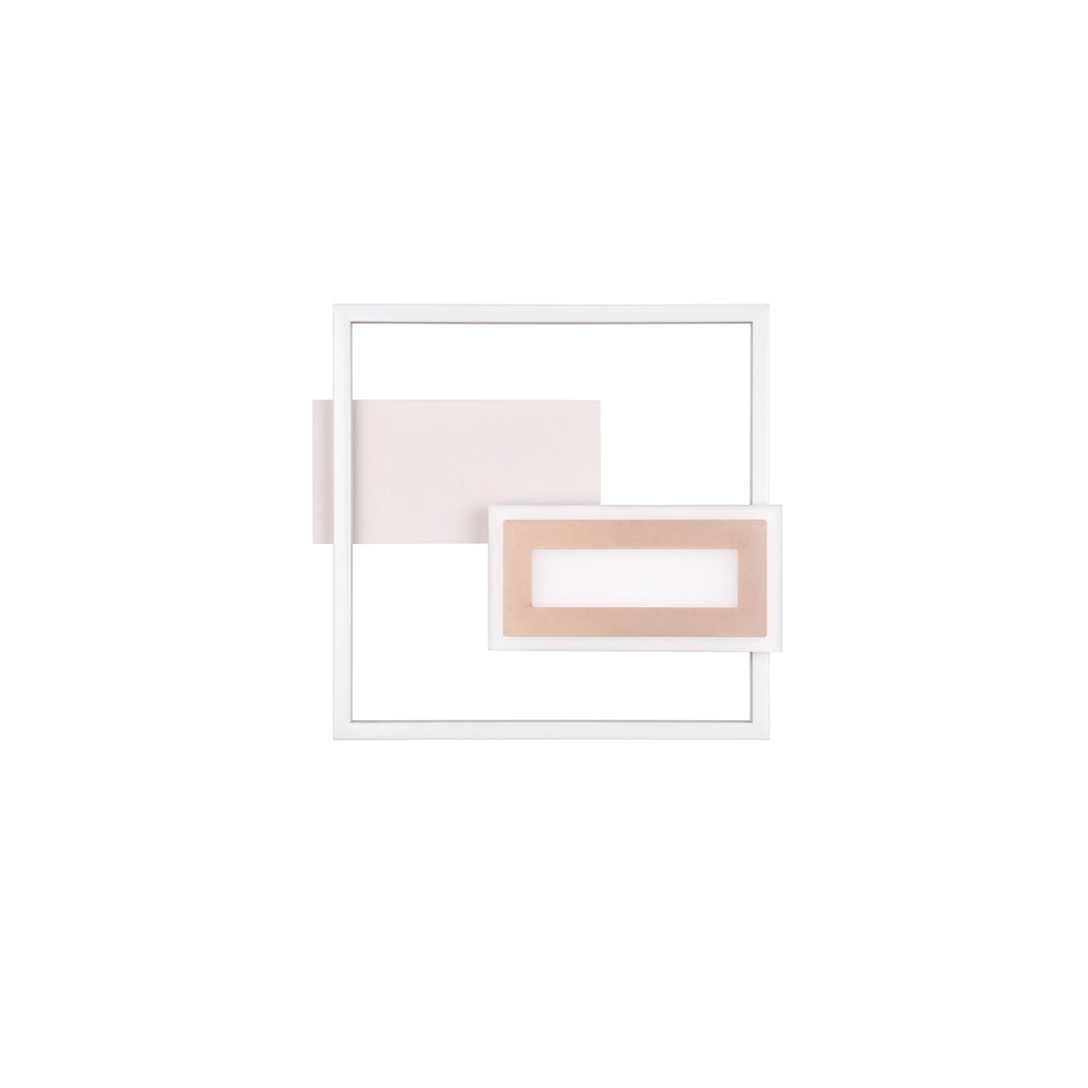 Square ceiling lamp Spiro grey 30cm Trio 4017807612448
