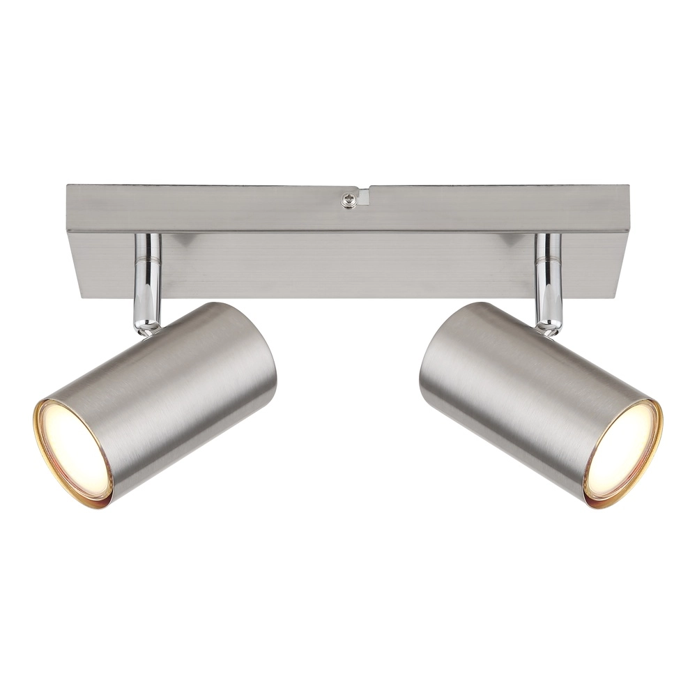 Ceiling lamp 2-lights Robby nickel Globo 9007371439515