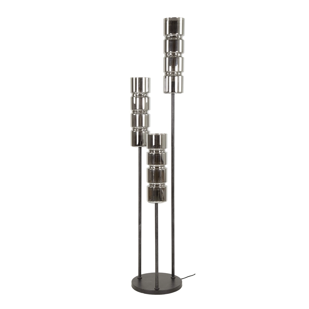 Cylinder floor lamp Cylinder 105cm - black Lyora 8716803511958