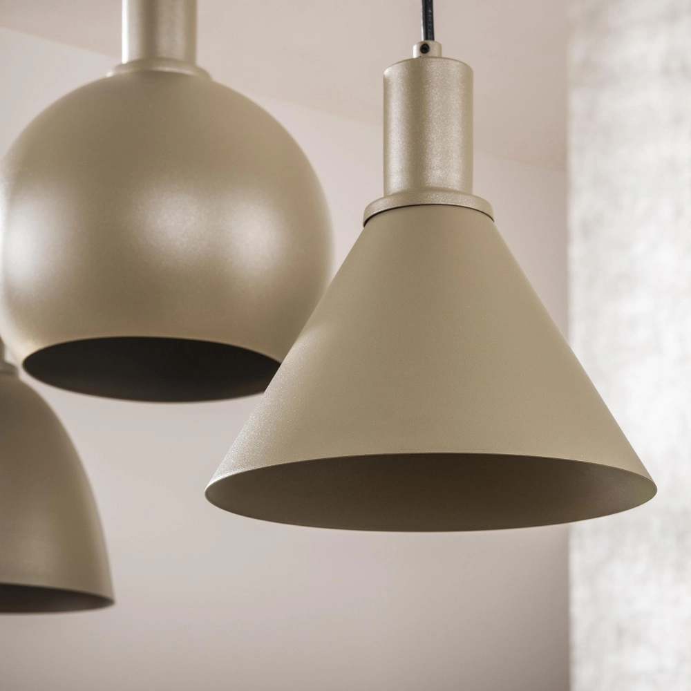 Sand pendant lamp Metallo dining table - 5x E27 Lyora 8716803512320