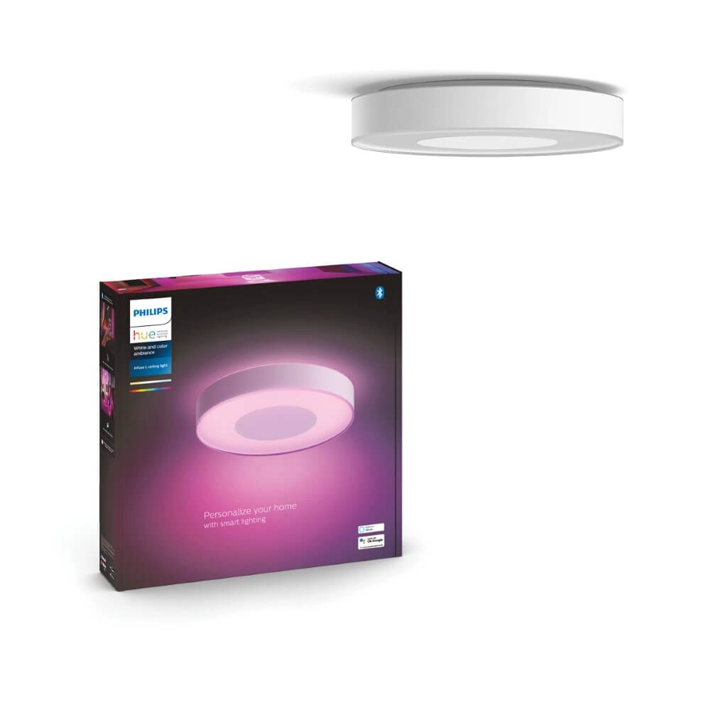 Ceiling light Hue Infuse L - White and color Ø 42.5cm white Philips 8718696176511
