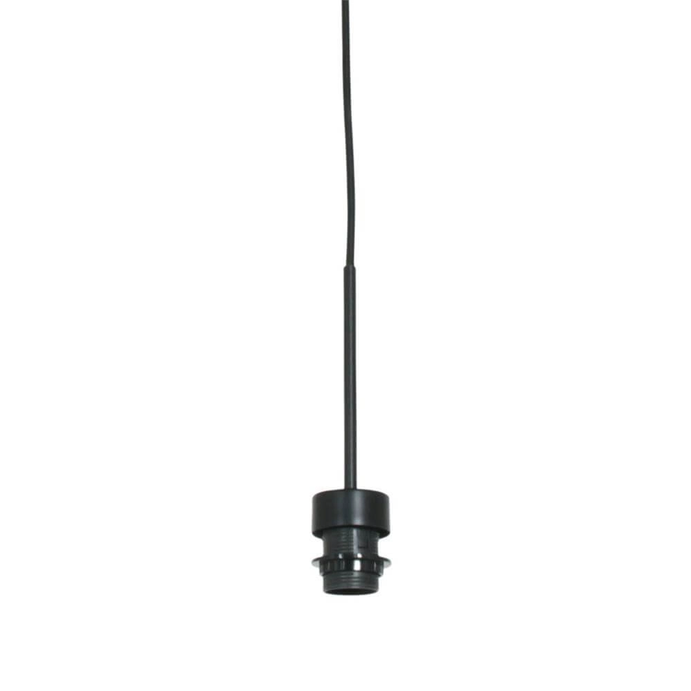 Pendant lamp Sparkled Light black with straw shade Ø 50cm Steinhauer 8712746172539