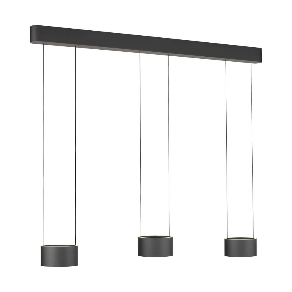 Design LED pendant light Pure Clipse Mystic grey Paul Neuhaus 4012248396315