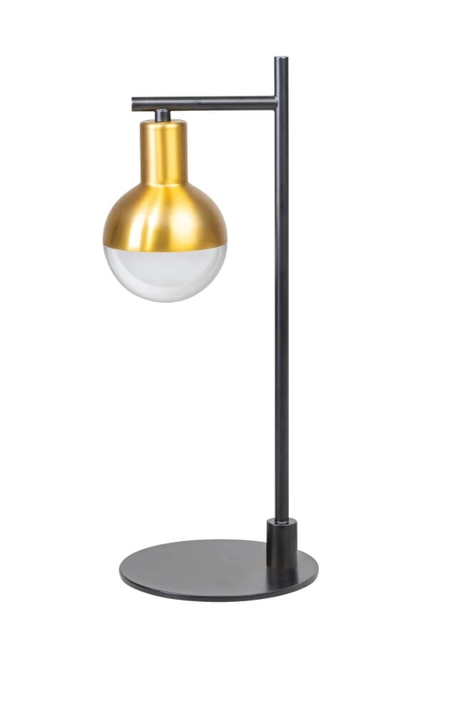 Table lamp Drop black with gold