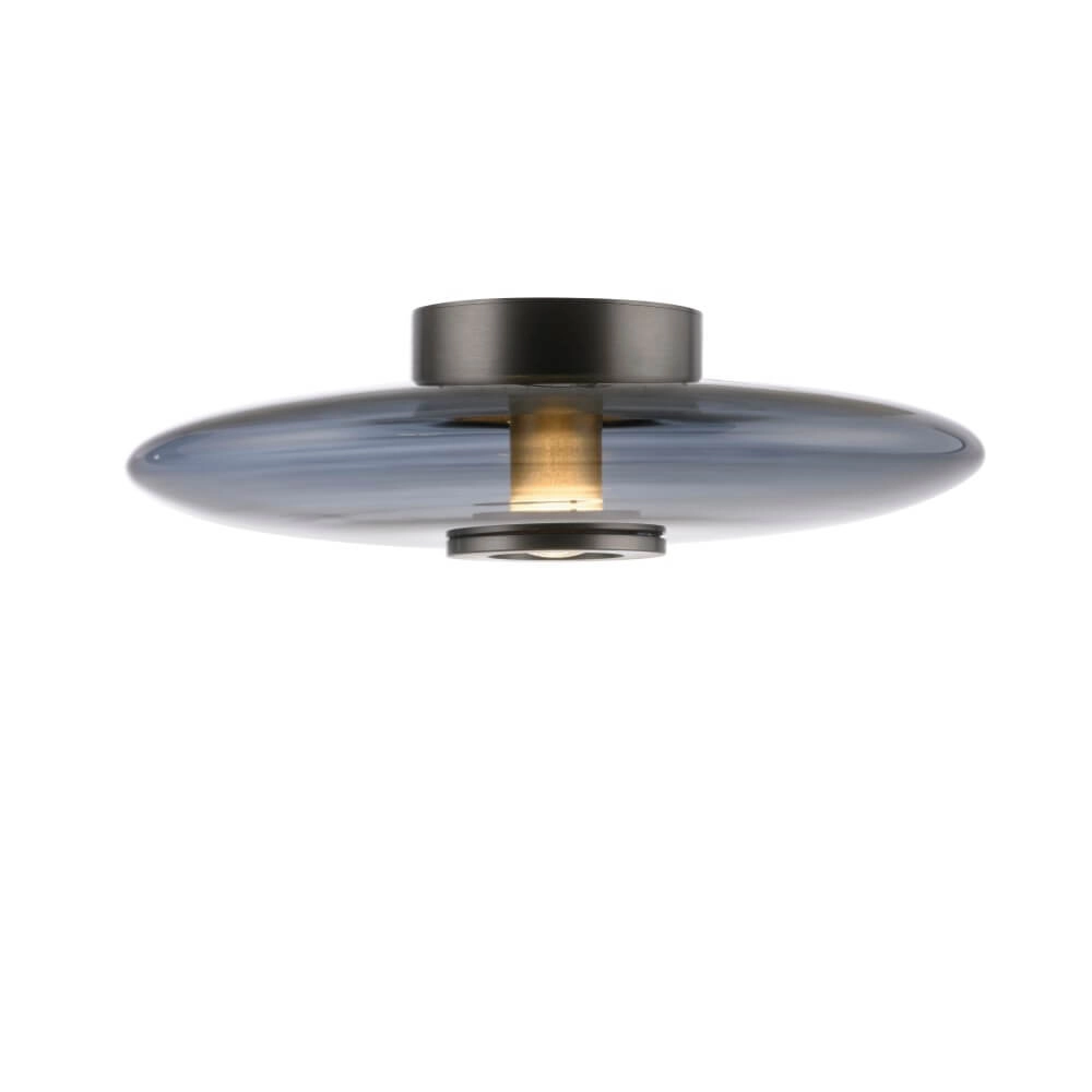 Designer ceiling lamp Pure Vitrum gray Paul Neuhaus 4012248382660