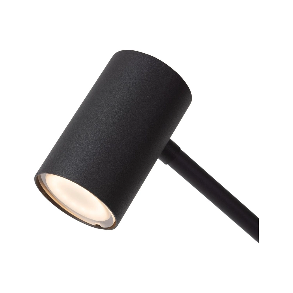 Rechargeable floor lamp Tipik Black Lucide 5411212361349