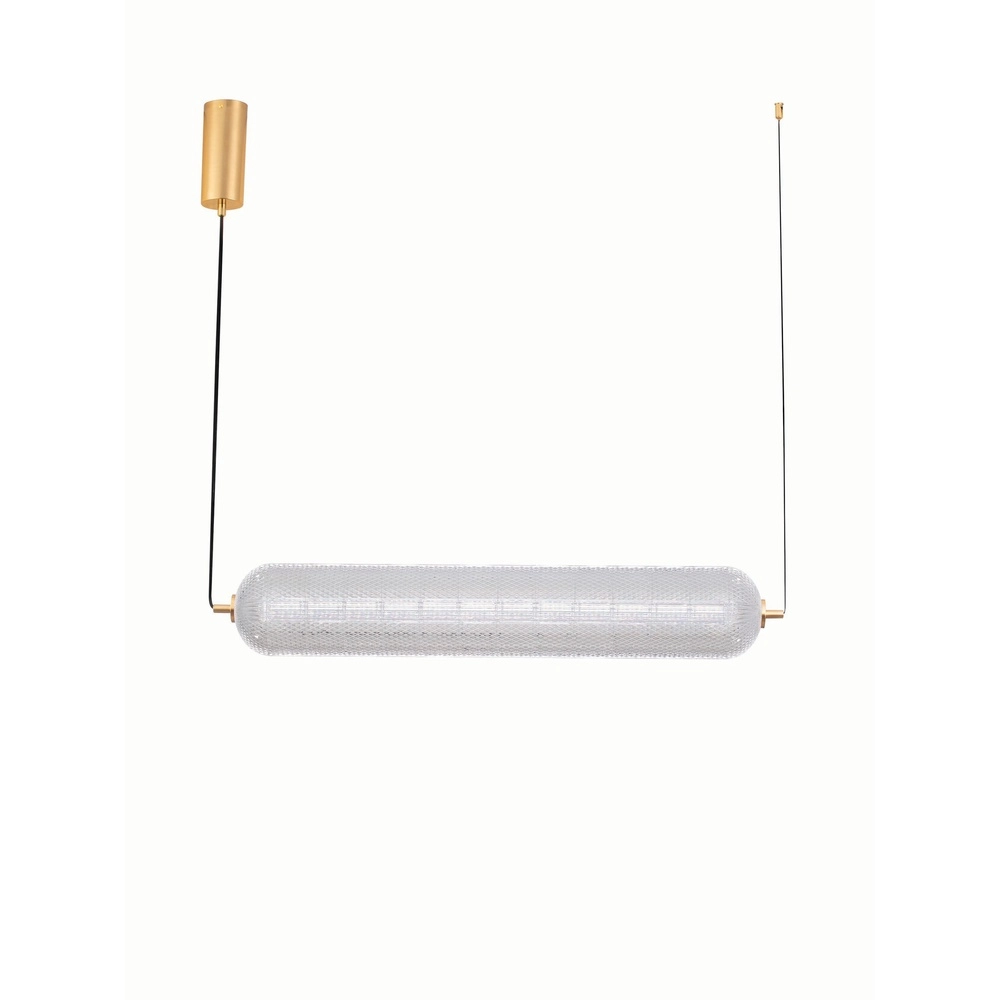 Unique pendant lamp Klelia Horizontal Gold Lyora 5212017452696