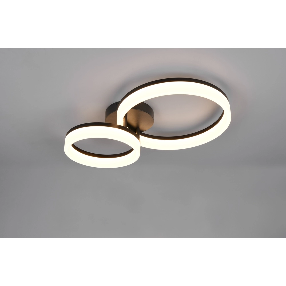 Design ceiling lamp Scope S black Trio 4017807656008