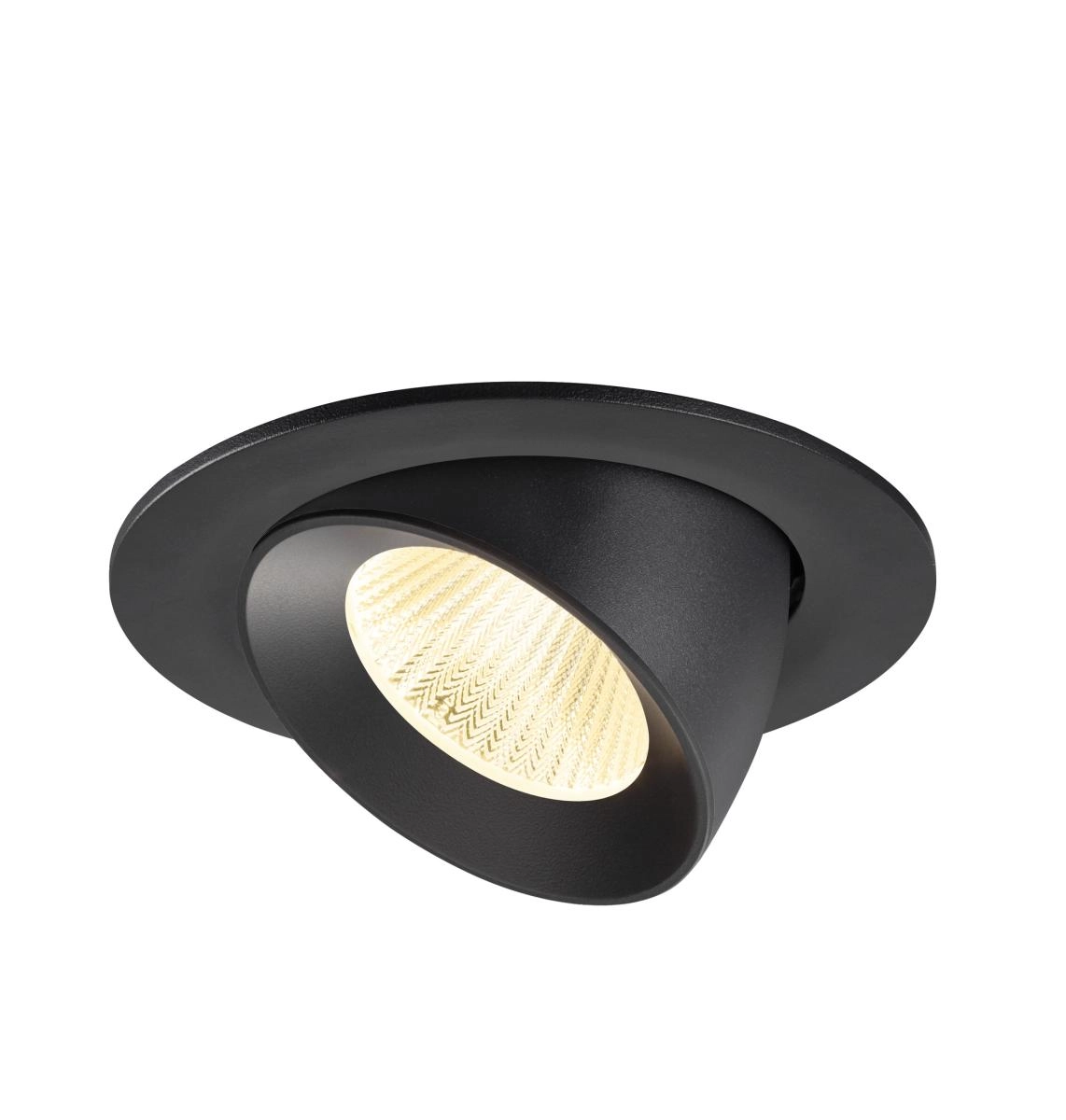 Recessed spotlight Numinos Gimble L black 3000K - 40deg SLV 4024163310307