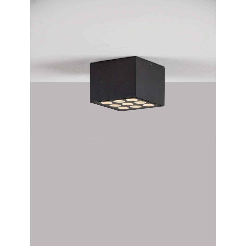 Ceiling lamp Jax square 11cm anthracite Lyora 5212017476685