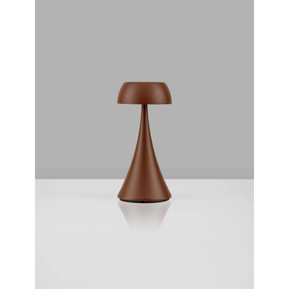 Table lamp Ycro rusty brown rechargeable with USB Lyora 5212017476999