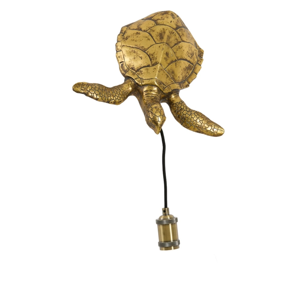 Wall lamp Turtle bronze
