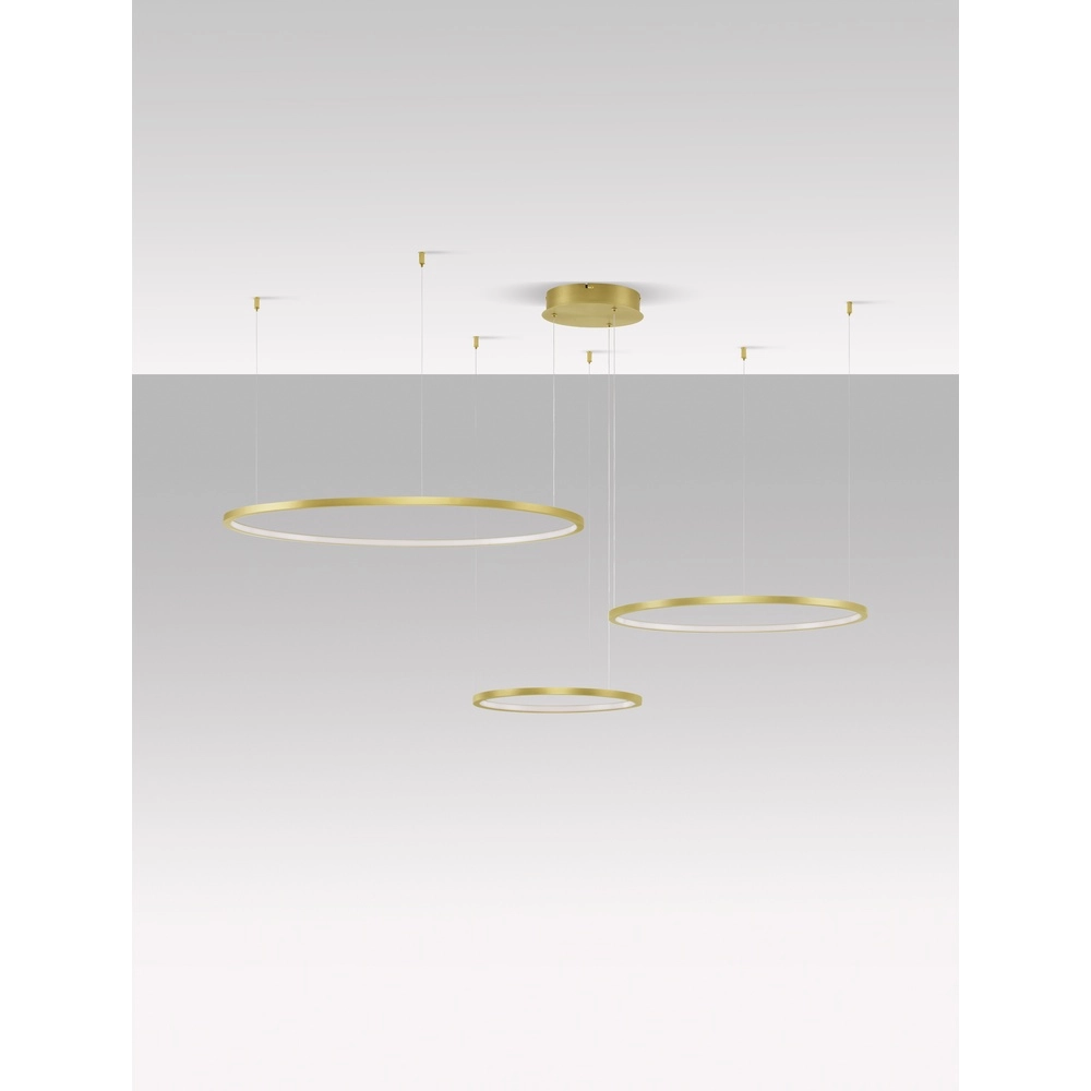 Design pendant lamp Purple gold Lyora 5212017431912