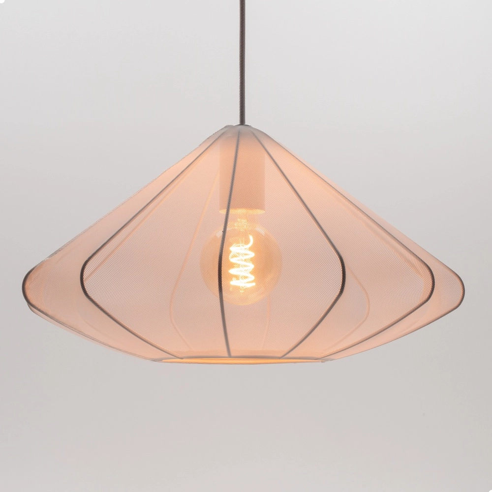 Pendant lamp Ø 42cm Dolwen White - Japandi