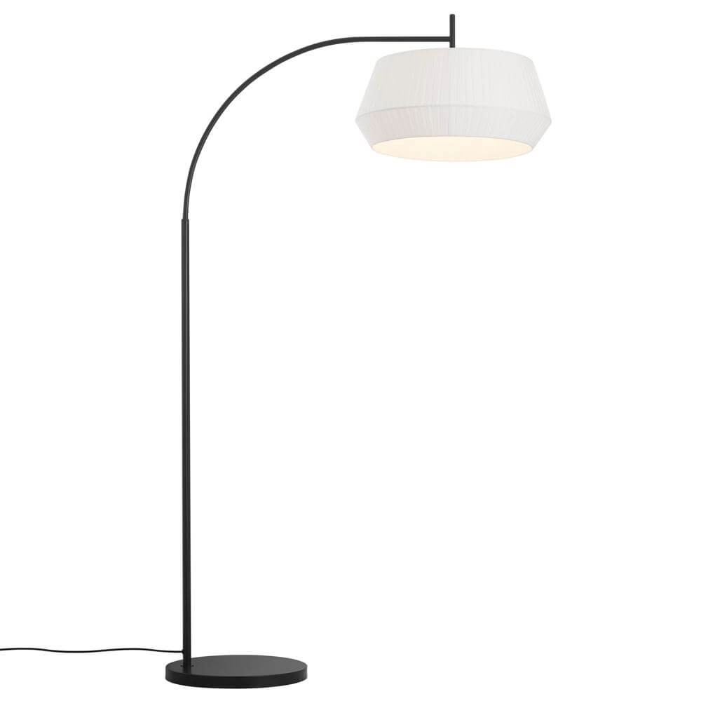 Arc lamp Dicte white Ø 53cm