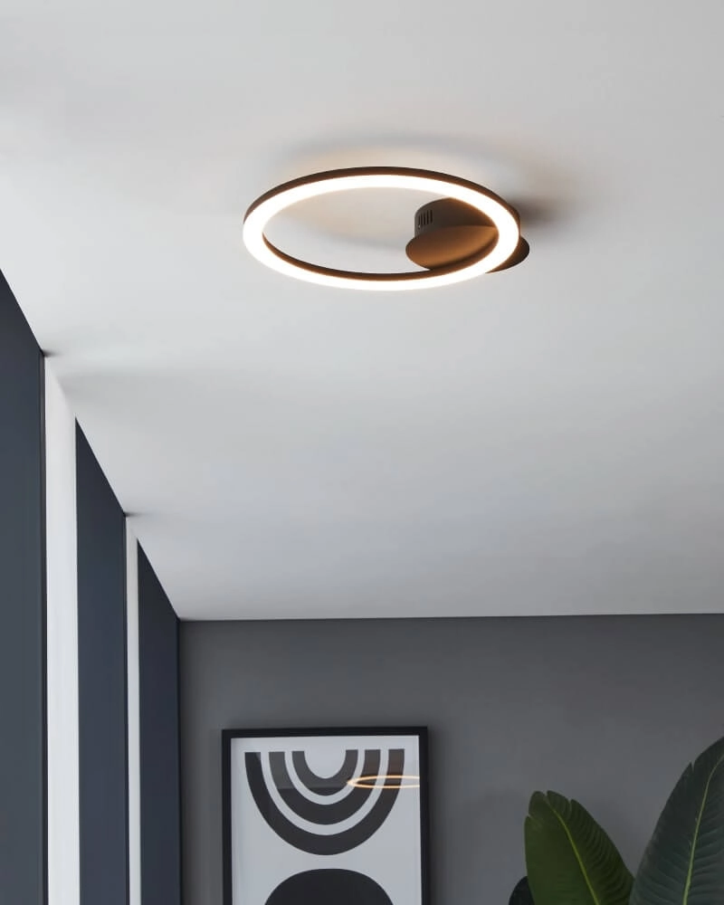 Ceiling lamp Zigbee Parrapos-Z 34x30cm black Eglo 9008606231263