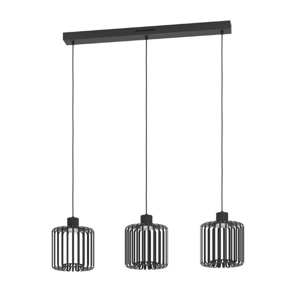 Pendant lamp Ginestrone-Z 3-light design black