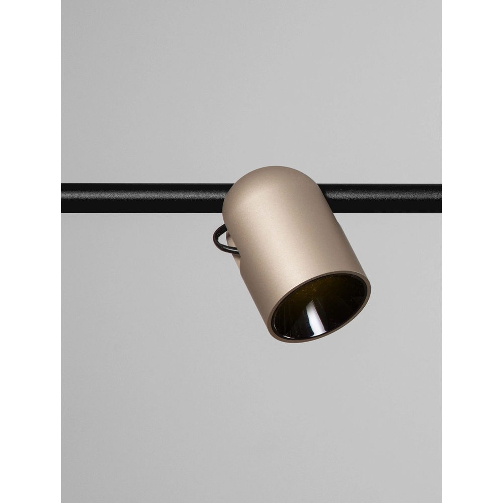 Pendant lamp Sirmos black with mocha brown Lyora 5212017461889
