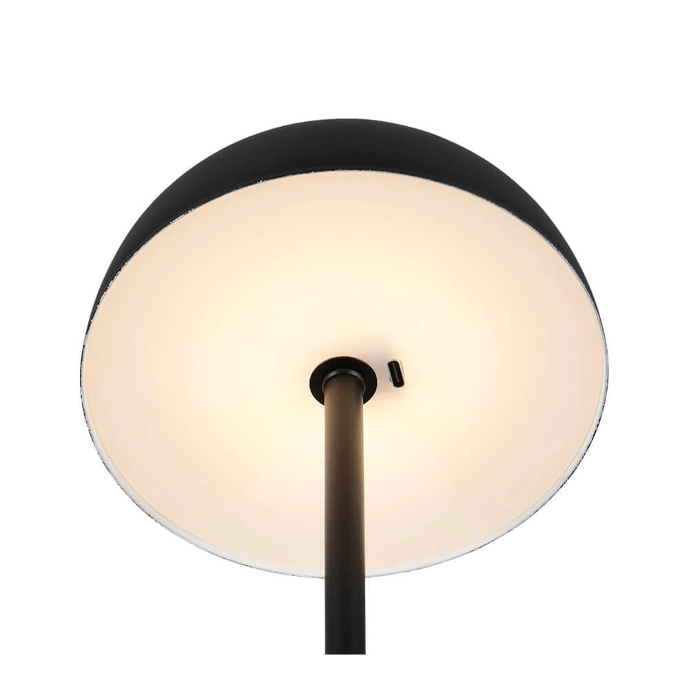 Table lamp Munoz black Ø 13cm Trio 4017807640830