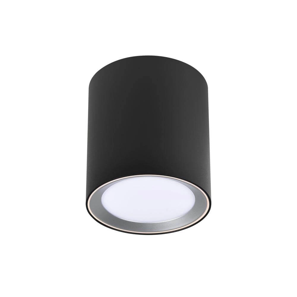 Black surface-mounted spotlight Landon 14cm Nordlux 5704924007330