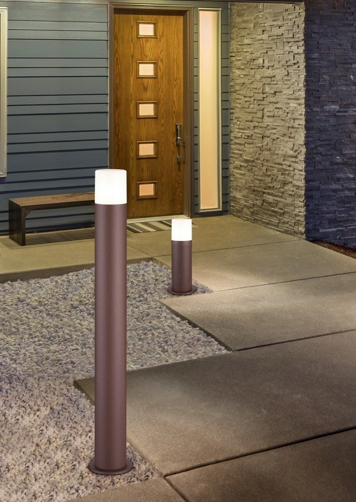 Garden lamp Hoosic 80cm brown Trio 4017807410570
