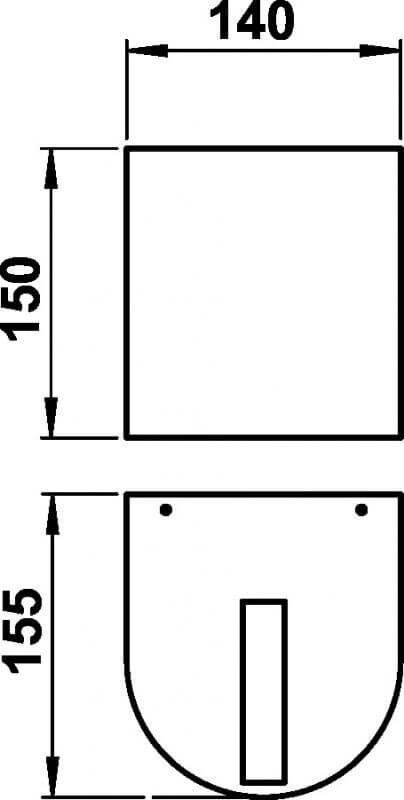 Led wall lamp Boll small-small white Albert 4007235824001