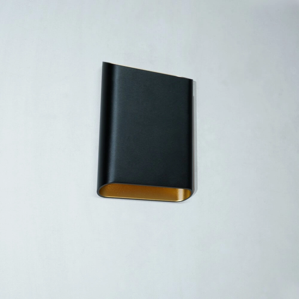 Wall lamp Diaz L Black with gold Artdelight 8720701100299