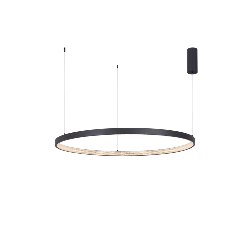 Pendant lamp Preston black Ø 110cm Lyora 5212017429193