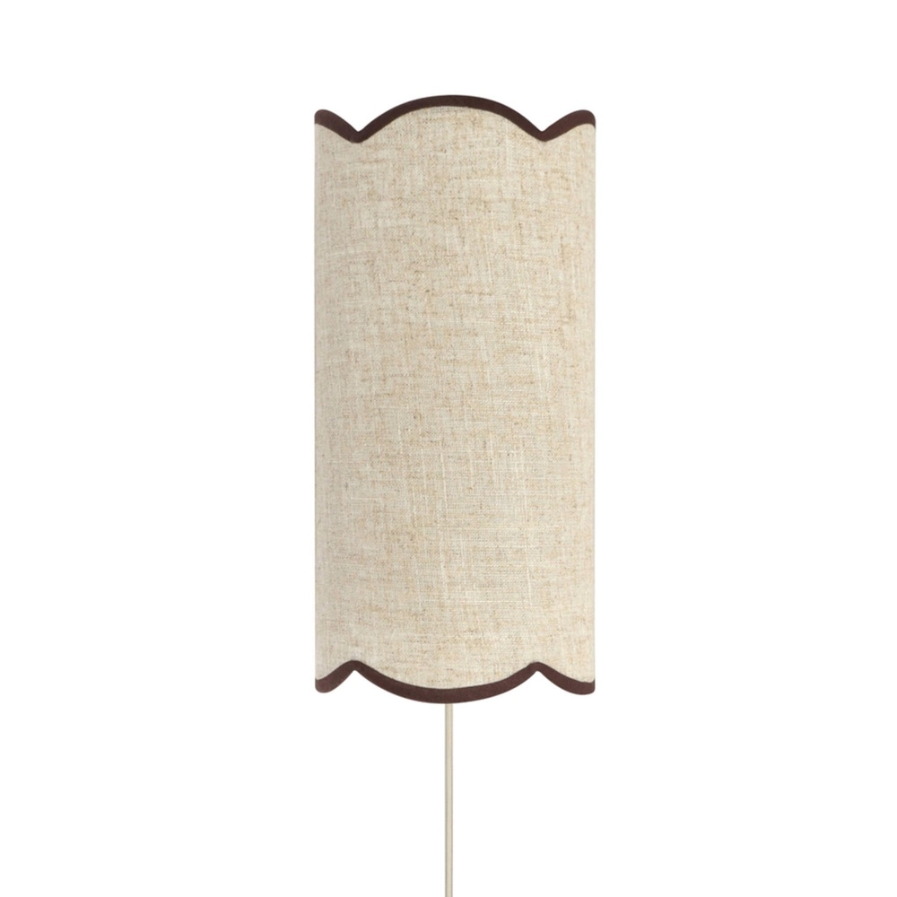Wall lamp Vyana brown 30.5cm