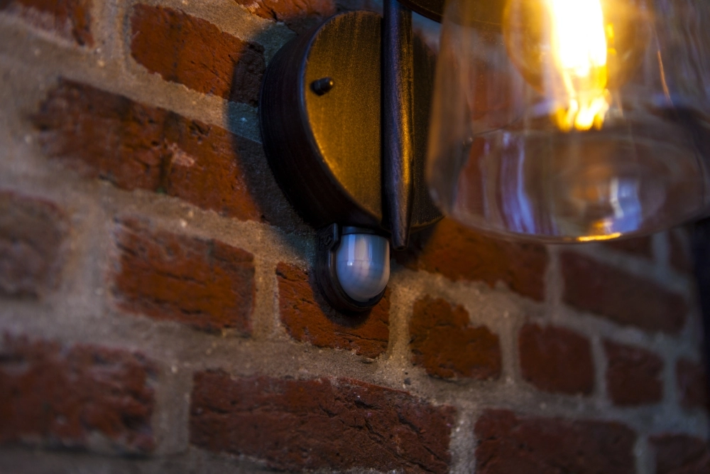 Classic wall lamp Cate PIR with sensor Lutec 6939412017051