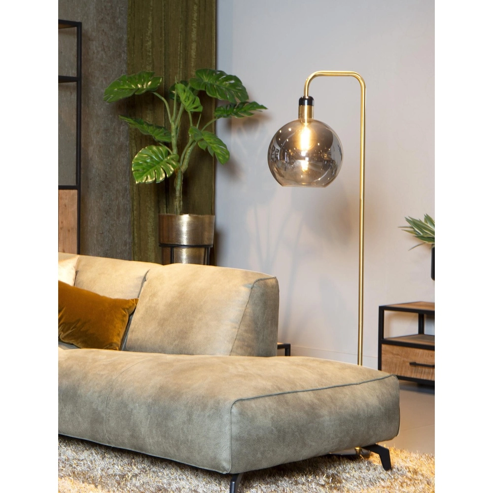 Floor lamp Julius smoke glass Lucide 5411212343437